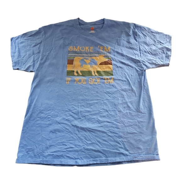 Farmer Farm Animal Smoke XL Funny Tee Cook Chef Farm - Picture 1 of 6